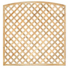 Trellis geïmpregneerd diagonaal met toog lijst 180x180 cm